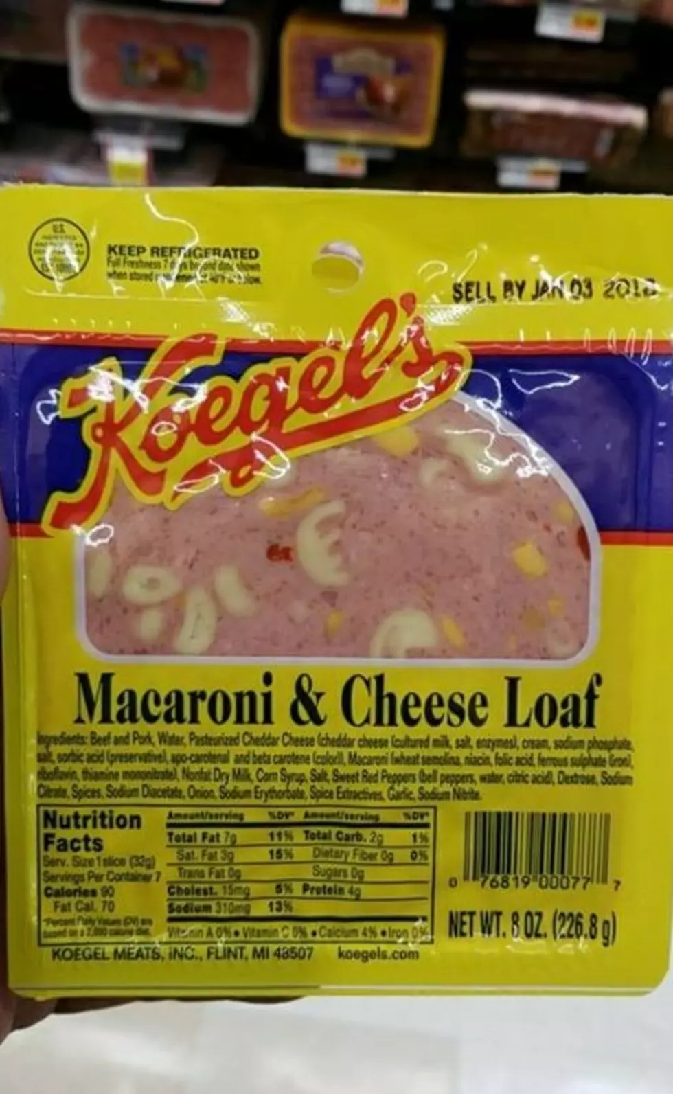 Michigan's Mystery Meats: Koegel's Mac & Cheese Loaf? 