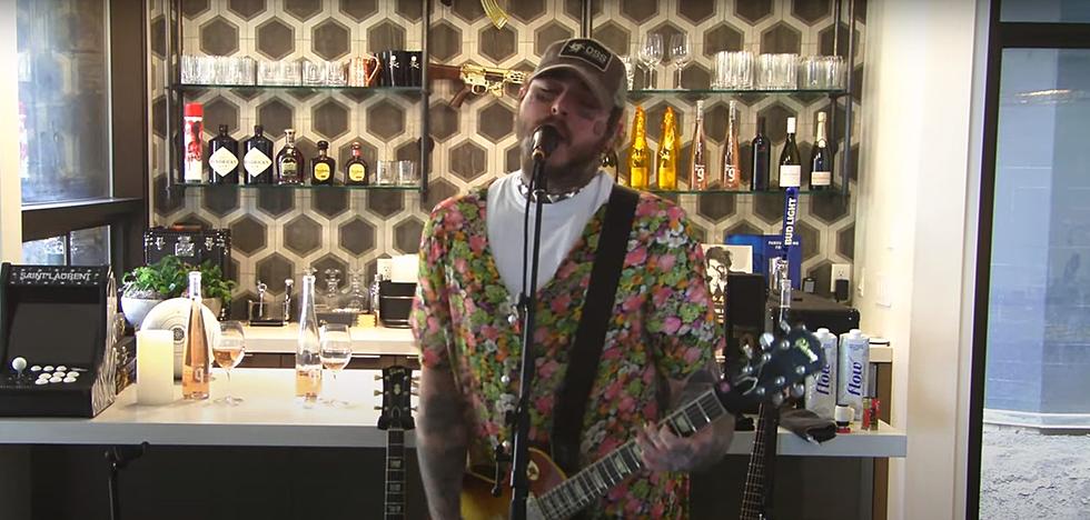 VIDEO: Post Malone's Nirvana Tribute For Covid-19