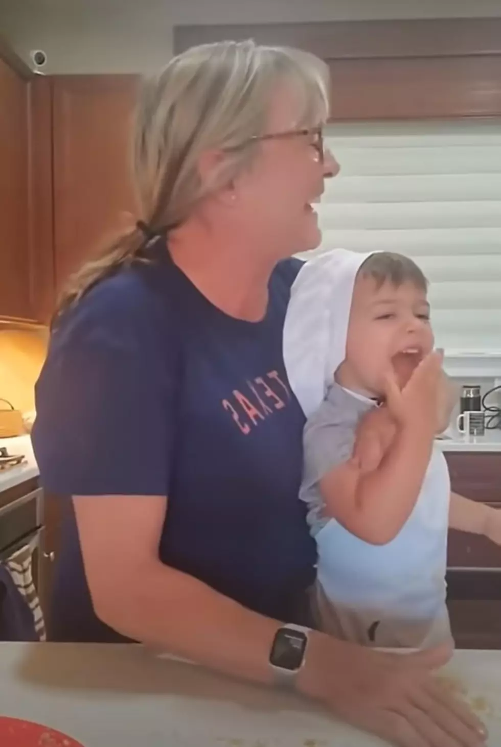 VIDEO: Kid + Grandma Baking Cookies = Hilarious