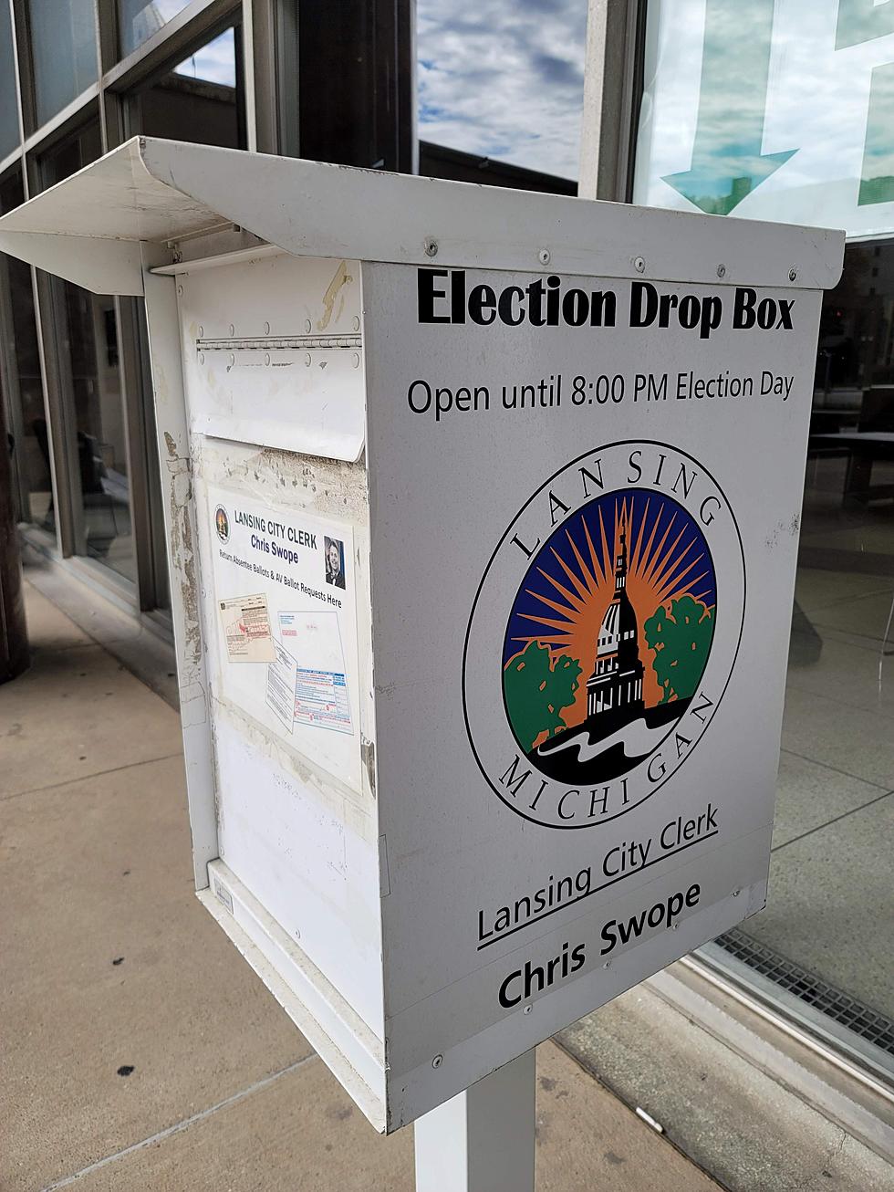 Dropping Your Ballot Off @ Lansing City Hall
