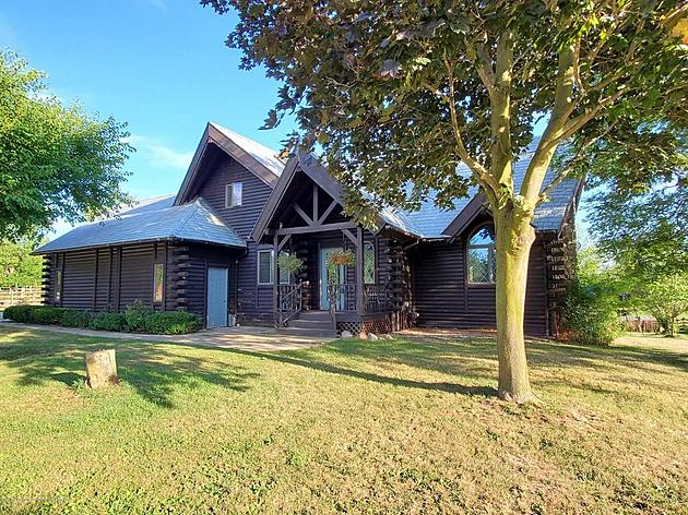 Take a Look Inside This Opulent &#8220;Log Cabin&#8221; For Sale in Lansing