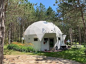 This West Branch, Michigan Dome Home Is The Perfect Hippie Hideaway
