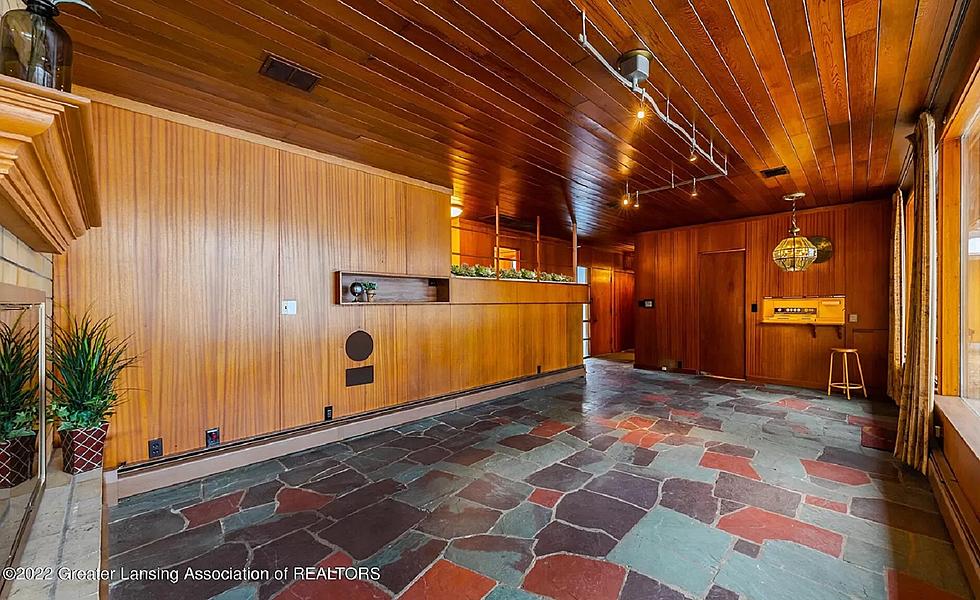 Love Wood Paneling? This Lansing Home is a Retro-Lover's Dream