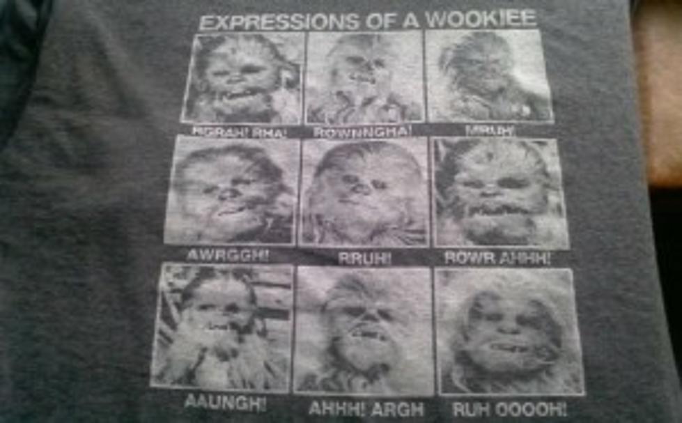 Star Wars Shirt Monday: &#8220;Expressions of a Wookie&#8221;