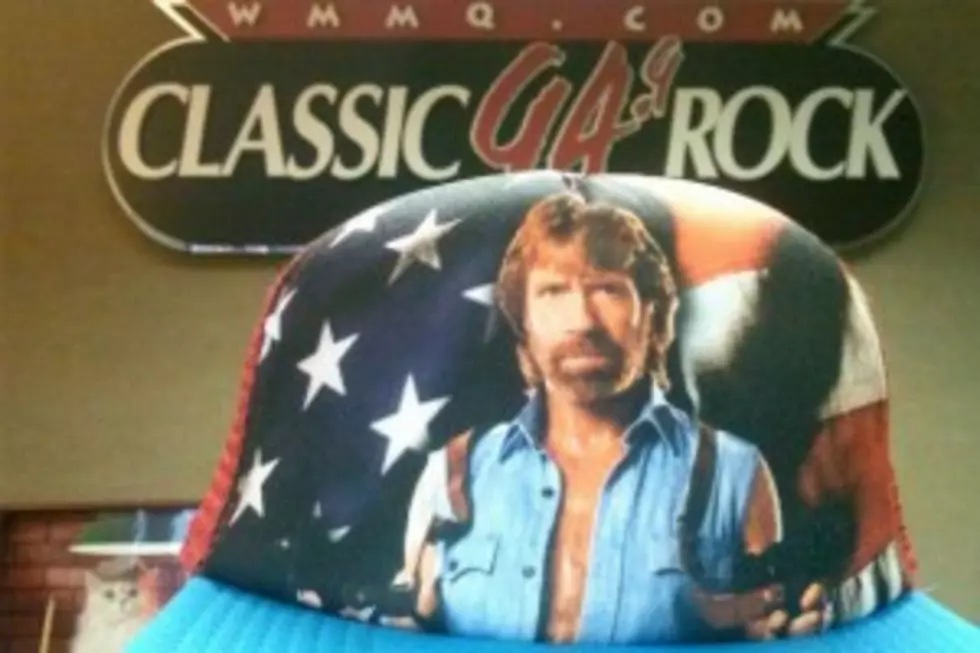 Chuck Norris Hat Sure to Curb Theft from the WMMQ Studio