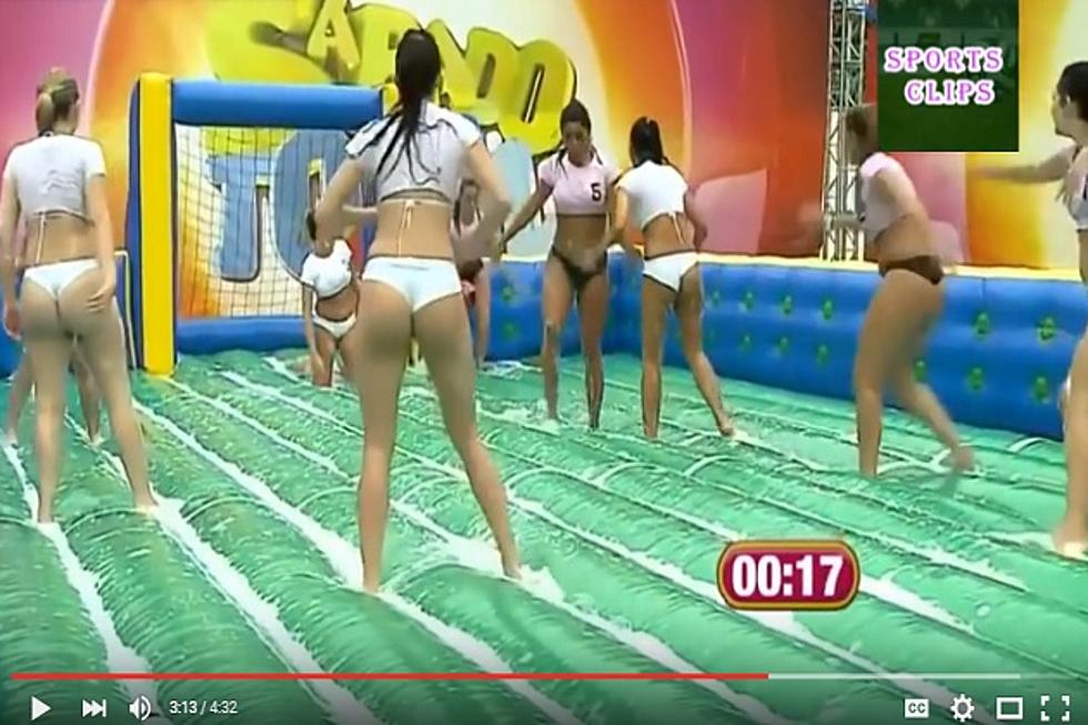 Monday Eye Candy: Brazilian Ladies Playing Slip N Slide Soccer