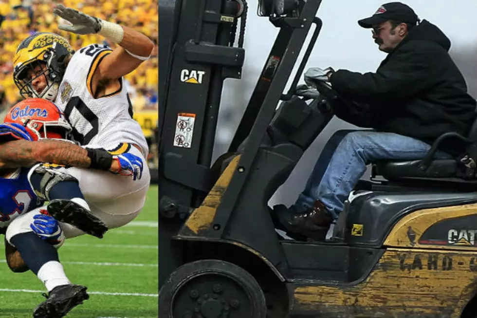 Michigan RB Drake Johnson Run Over By Forklift at Practice