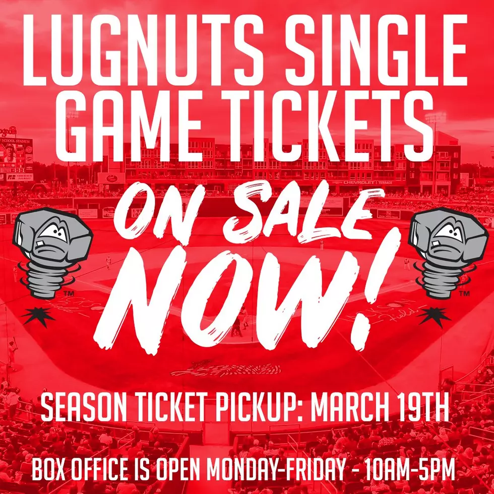 Lansing Lugnuts Single Game Tickets On Sale Now!