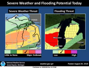Severe Storms Possible Overnight In Mid-Michigan