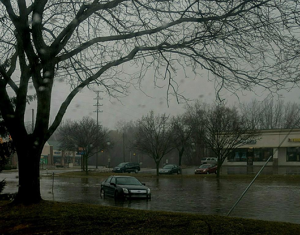 Some Flooded Intersections in Greater Lansing Today