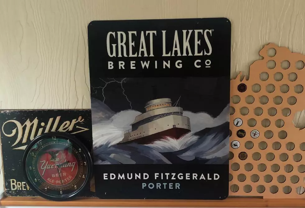 Mosey-ing With Maitlynn: Edmund Fitzgerald Beer Sign