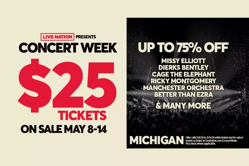 Live Nation Announces Discount Tix for Over 170 Michigan Shows
