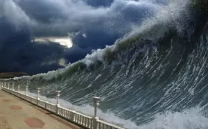 Watch The Big Waves On Lake Michigan Today