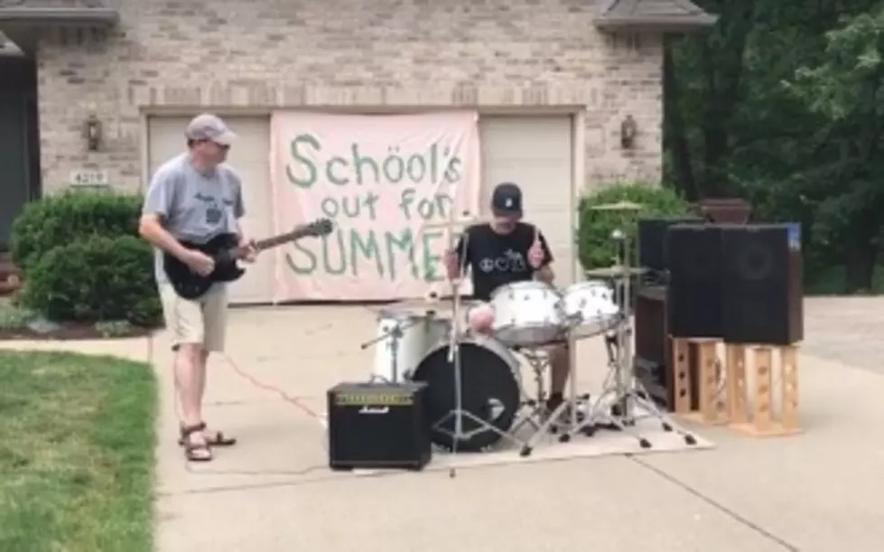Okemos Family Welcomes Kids Home For Summer Break In The MOST AWESOME Way