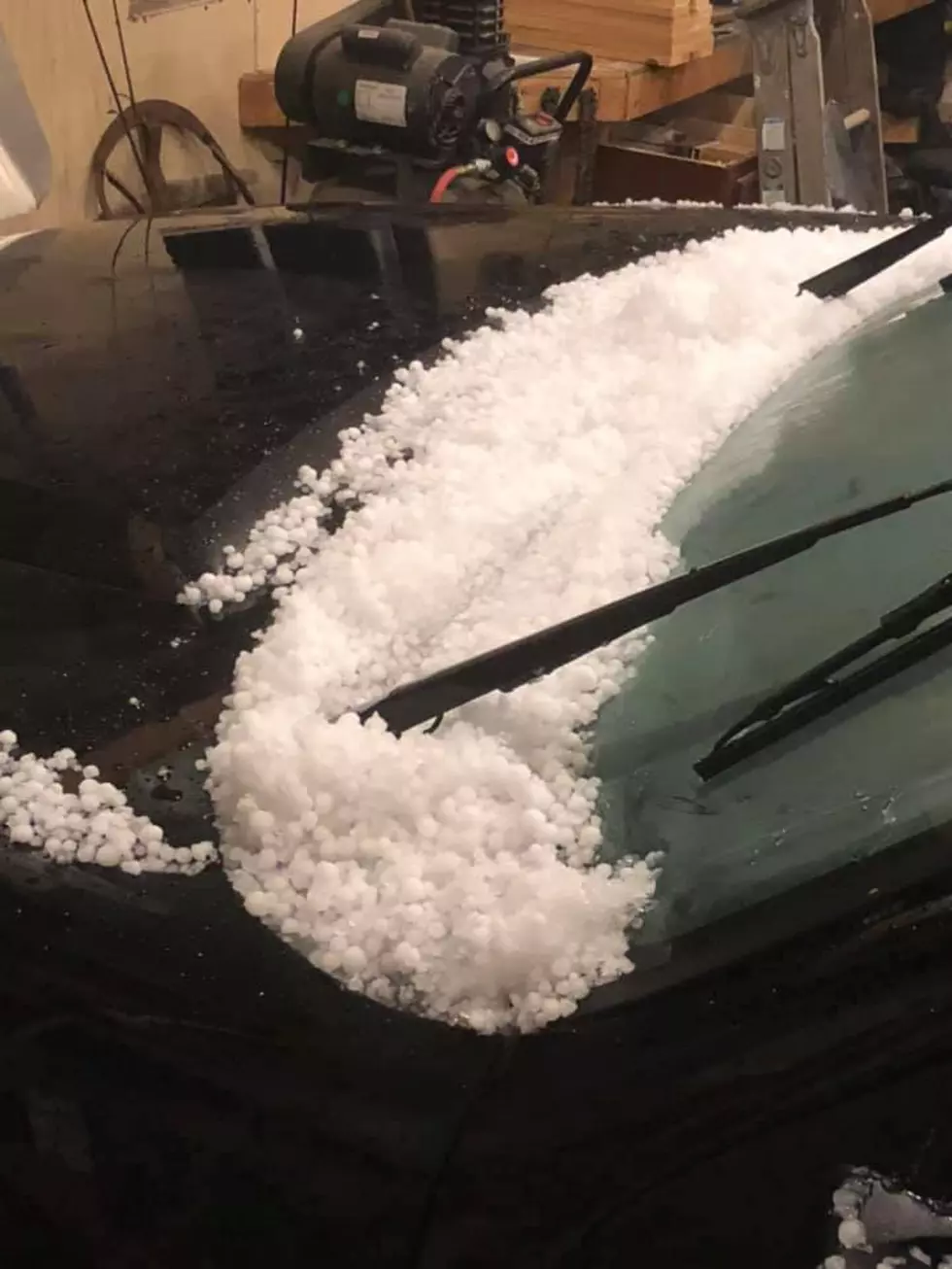 Photos From the Hail Storm That Hit the Lansing Area