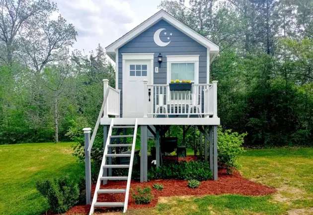 Hideaway in This Adorable Michigan Treehouse For a Weekend