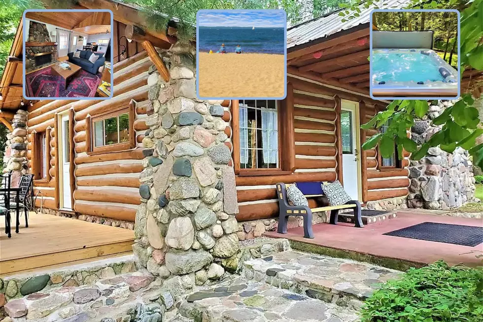 This Stunning Northern Michigan Log Cabin is Available on Airbnb
