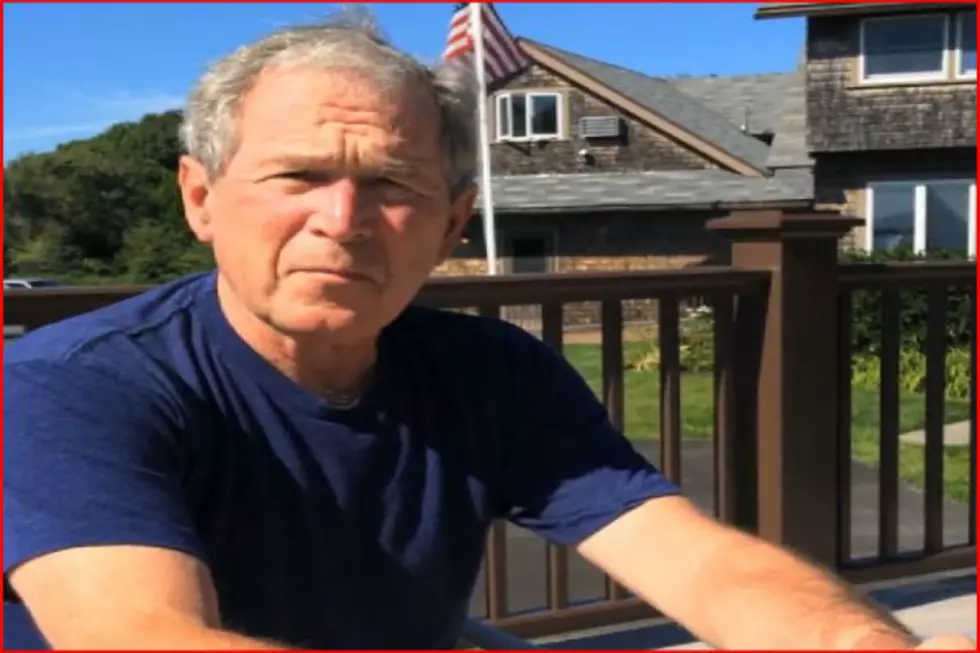 George W. Bush Takes ALS Challenge in Maine [Video]
