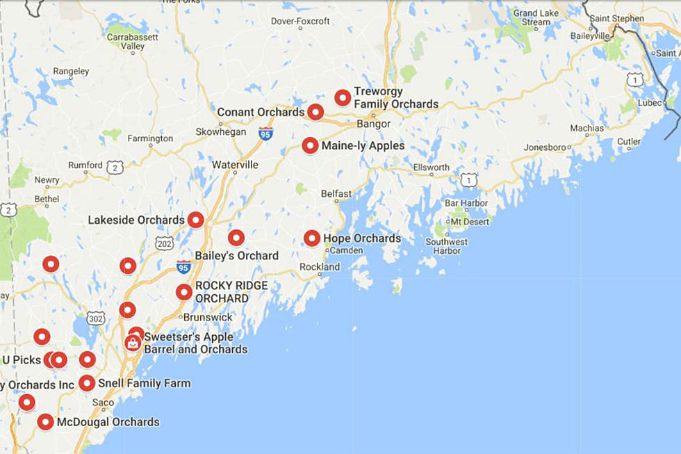 This Interactive Map Will Help You Plan Your Maine Apple Picking Adventure