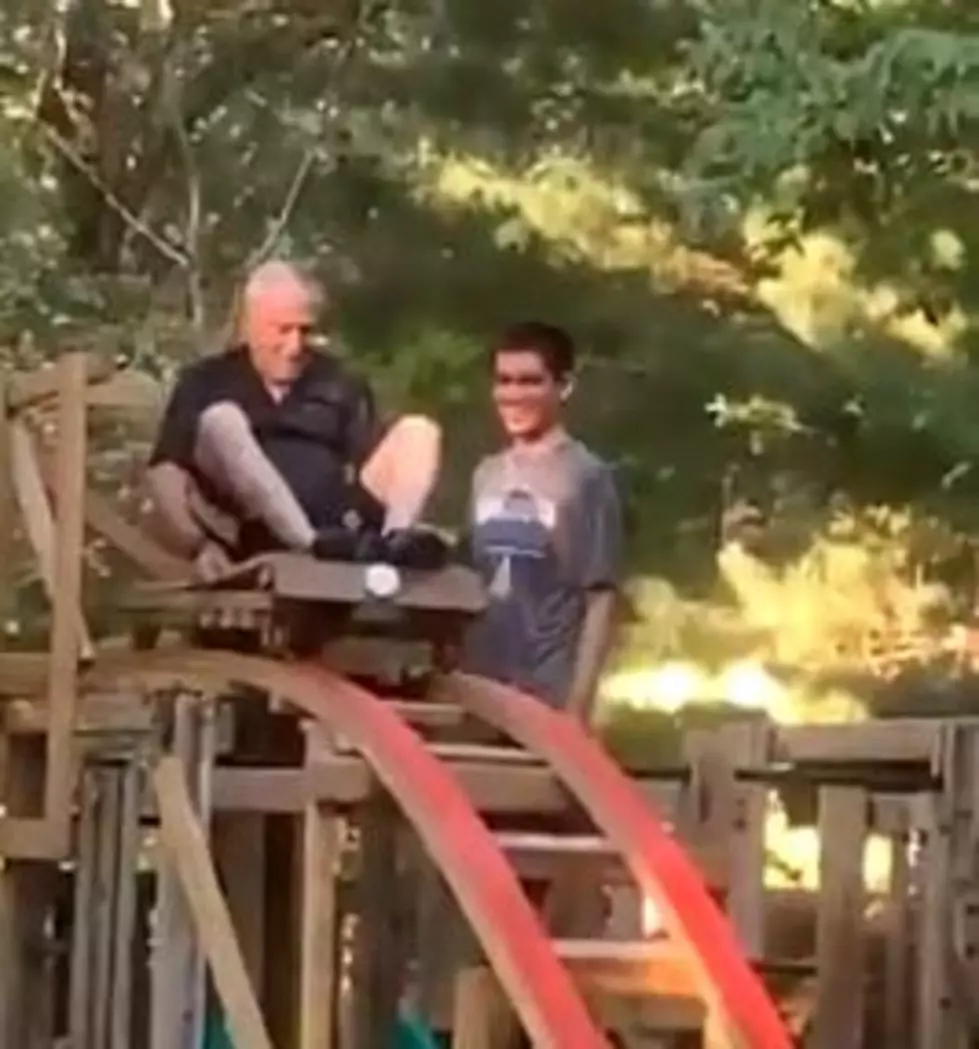 New England Man Builds The Coolest Backyard Roller Coaster For His Grandparents