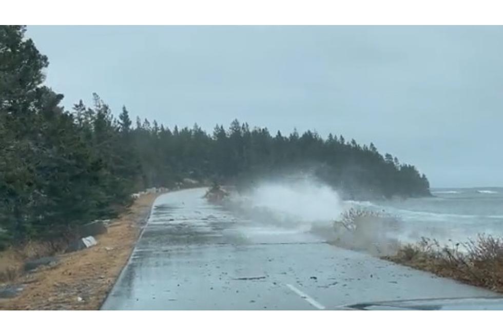 King Tide Caught on Video at Acadia National Park in Maine