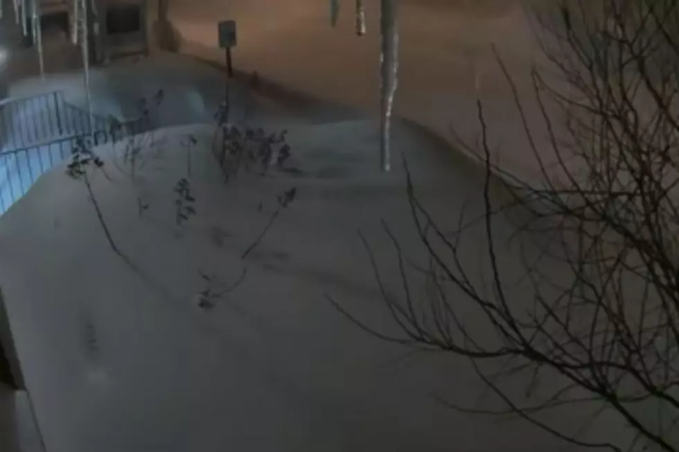 Ogunquit Police Capture Time-Lapse of Icicle Forming [VIDEO]