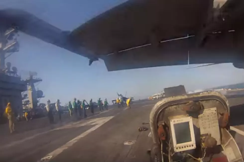 Helmet Cam on Flight Deck Crew Member Shows Why Launching Jets is a Dangerous Job [VIDEO]