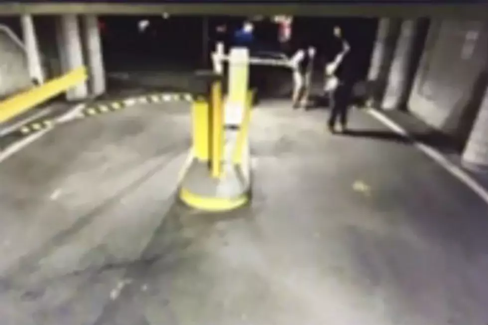 Watch This Guy Destroy a Portland Parking Garage Arm in an Apparent Drunken Stupor
