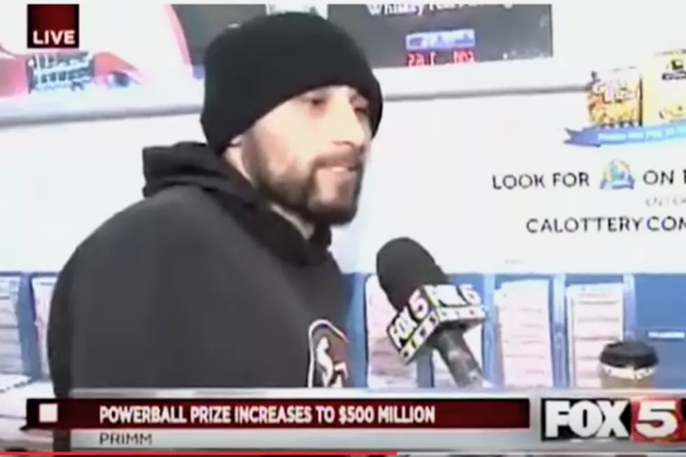 Live TV Catches Guy’s Shocking Answer to: ‘What Would You If You Won the Powerball?’ [VIDEO]