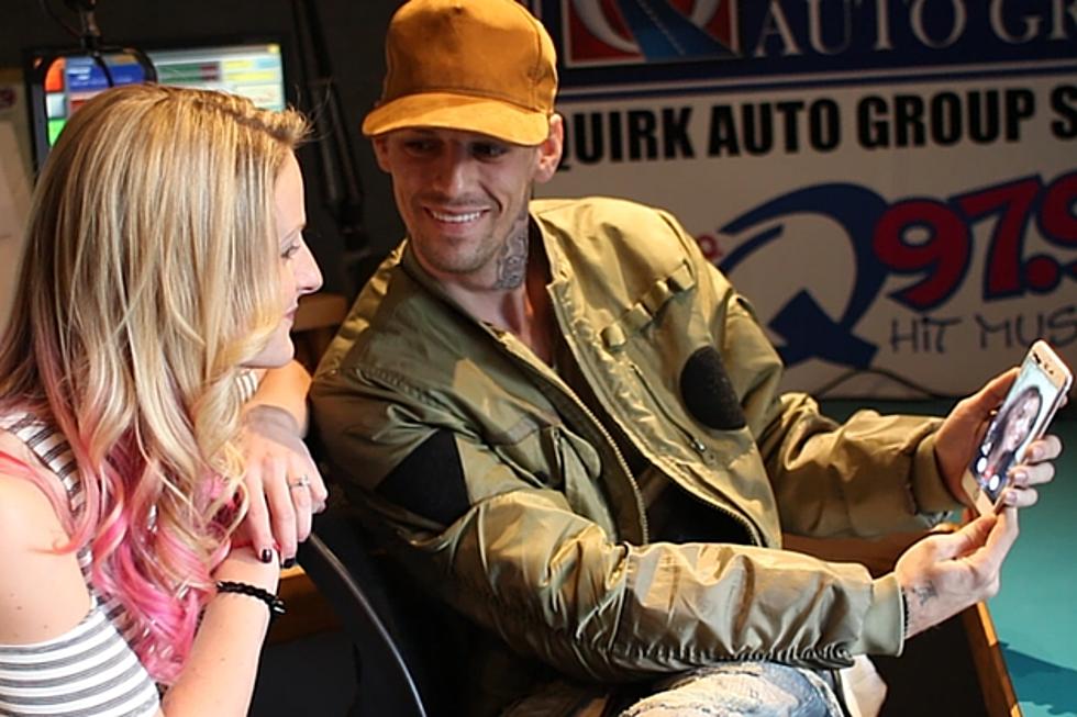 Aaron Carter Tweeted His Real Number in the Q Studio &#038; We Facetimed His Fans