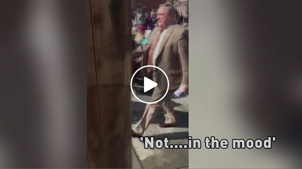 VIDEO: LePage Storms Out of Ceremony at UMF: “I’m Not in the Mood”
