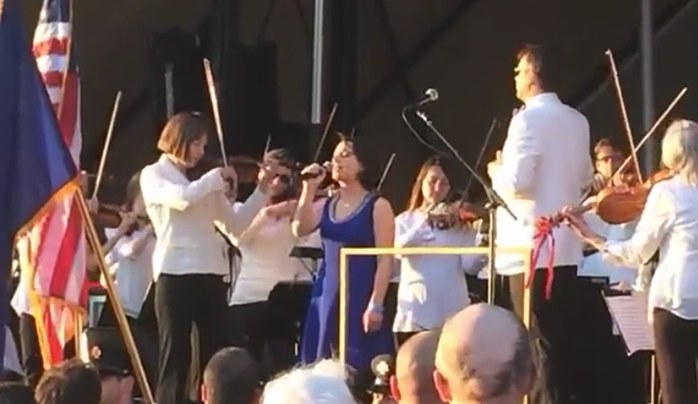 Watch Hannah Harleen Sing the National Anthem with the Portland Symphony!