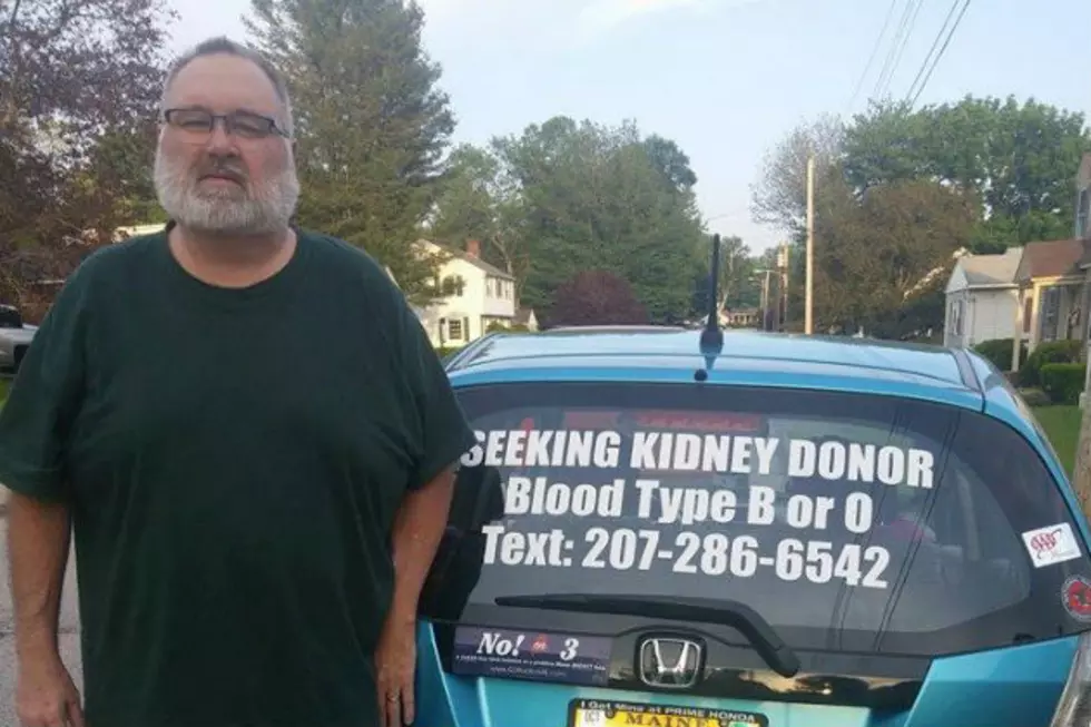 Saco Man Searches For Kidney By Advertising on Back of His Car