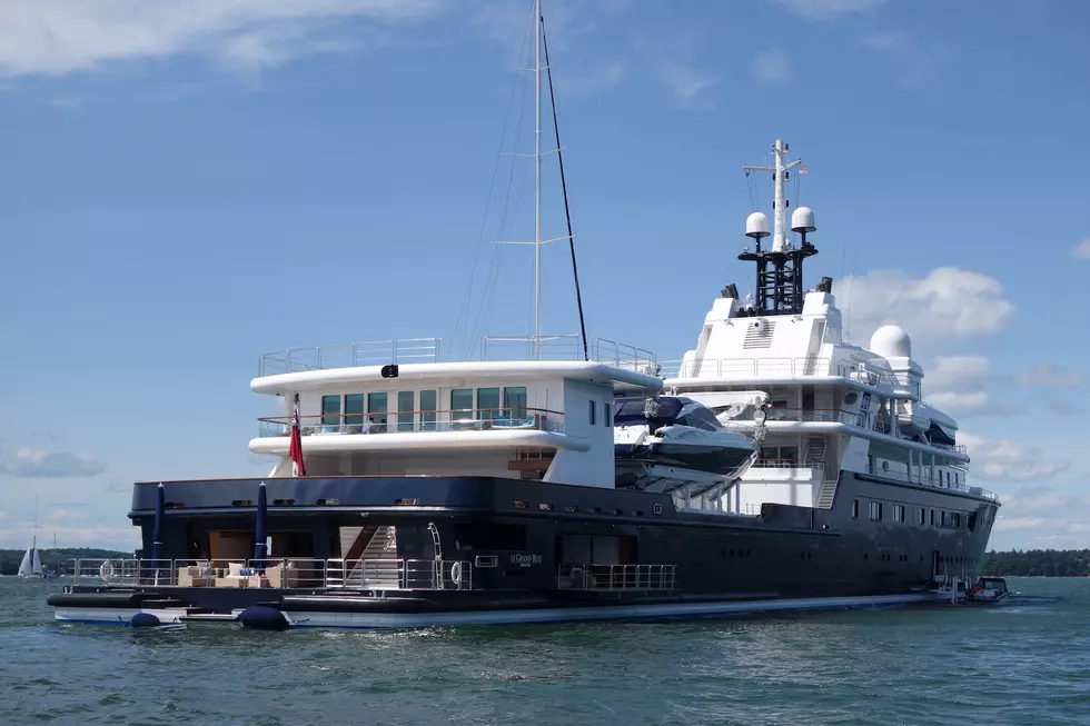 The Luxury Features of This Massive Yacht Anchored in Portland Harbor Will Blow Your Mind