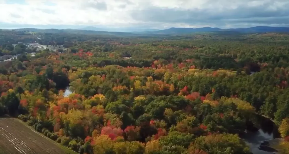 The Way Fall Should Be: Wicked Cool Drone Video Captures Maine's Colors in Cornish