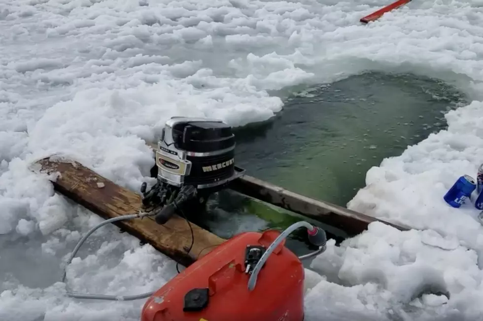 Only Mainers Would Turn a Frozen Lake into an Amusement Park Ride