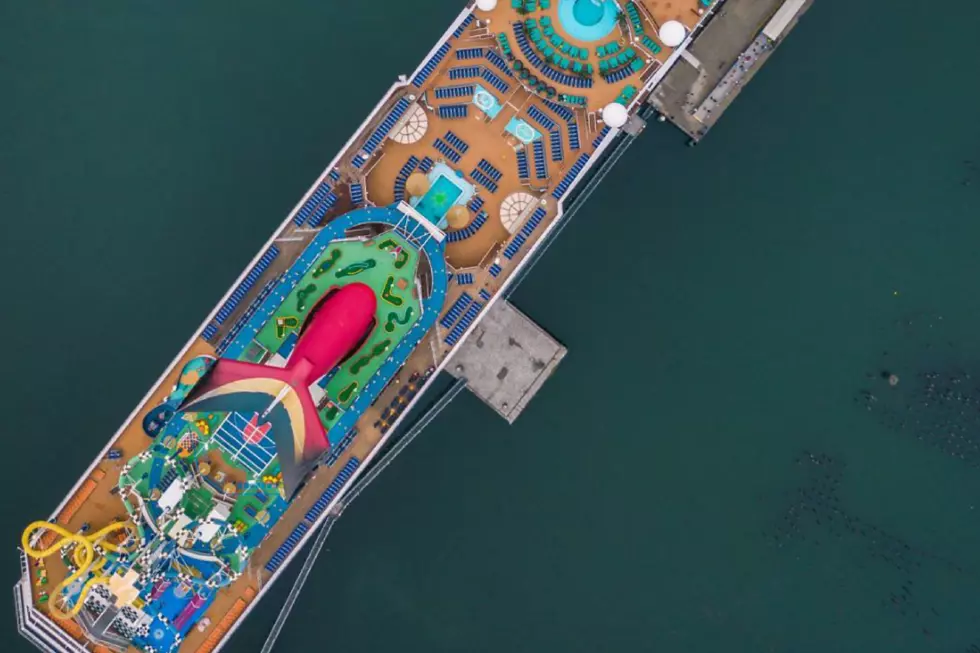 Drone Photographer Captured a Bird’s Eye View of a Cruise Ship in Portland