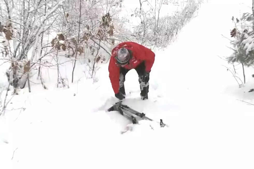 Watch Bill Green and His Photographer Keep Falling in the Snow