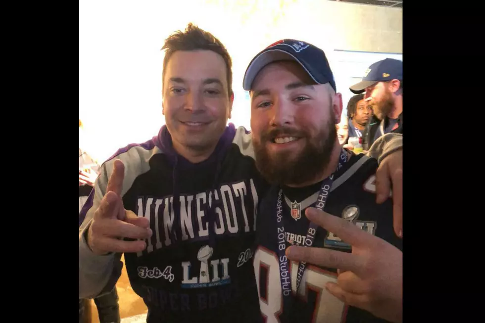 Watch Maine Man Play Beer Pong With Jimmy Fallon During Super Bowl Party
