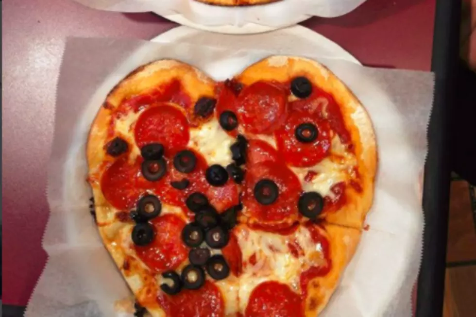 For the Love of Pizza - Heart Shaped Pizza from Sam's Italian