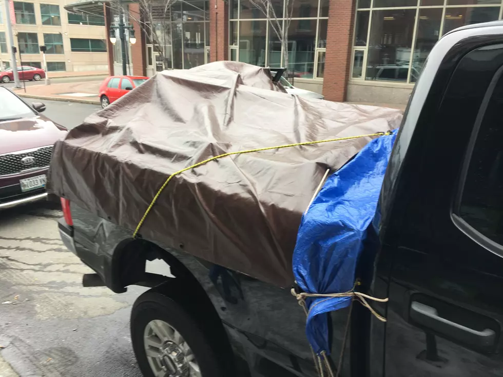 Who Wins: A Heavy Duty Tarp Or Two Hours Of High Winds?
