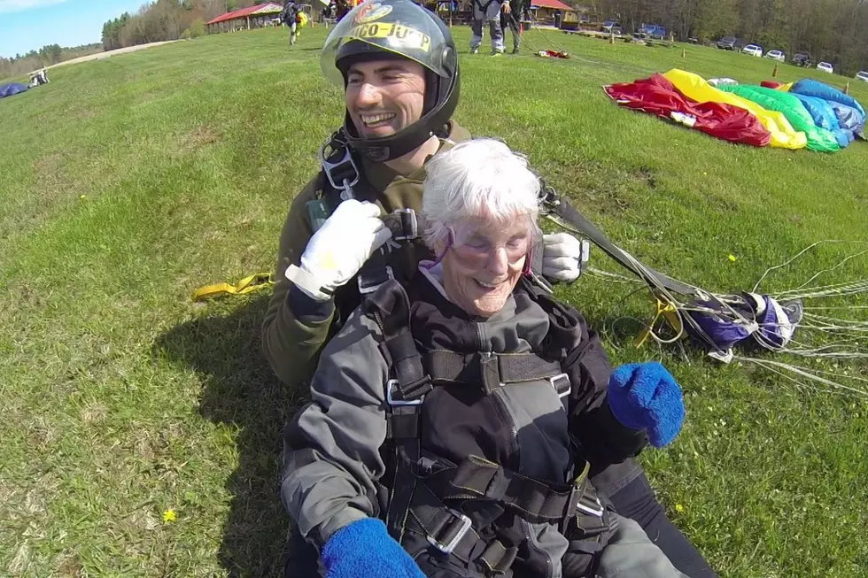Lewiston Great-Grandmother Jumps Out of Plane on Mother's Day