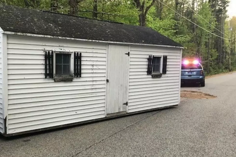 Shed Stolen in Lebanon By Dragging it Down the Road With a Truck
