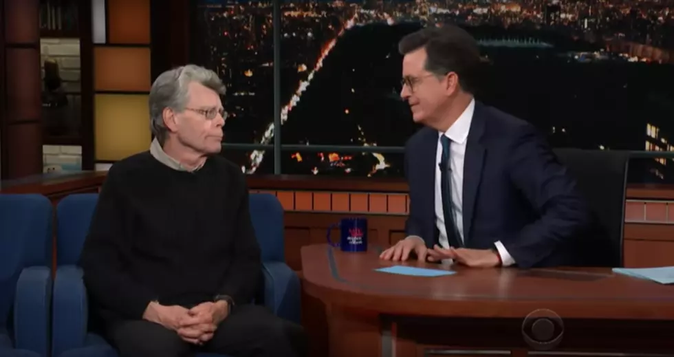 Blocked by Trump on Twitter: Stephen King Tells Stephen Colbert How He Got Blocked