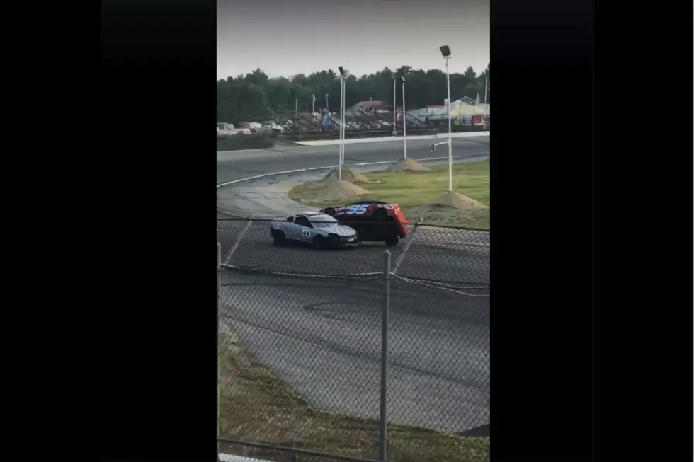 Watch as Two Drivers End Up Throwing Punches at Oxford Plains