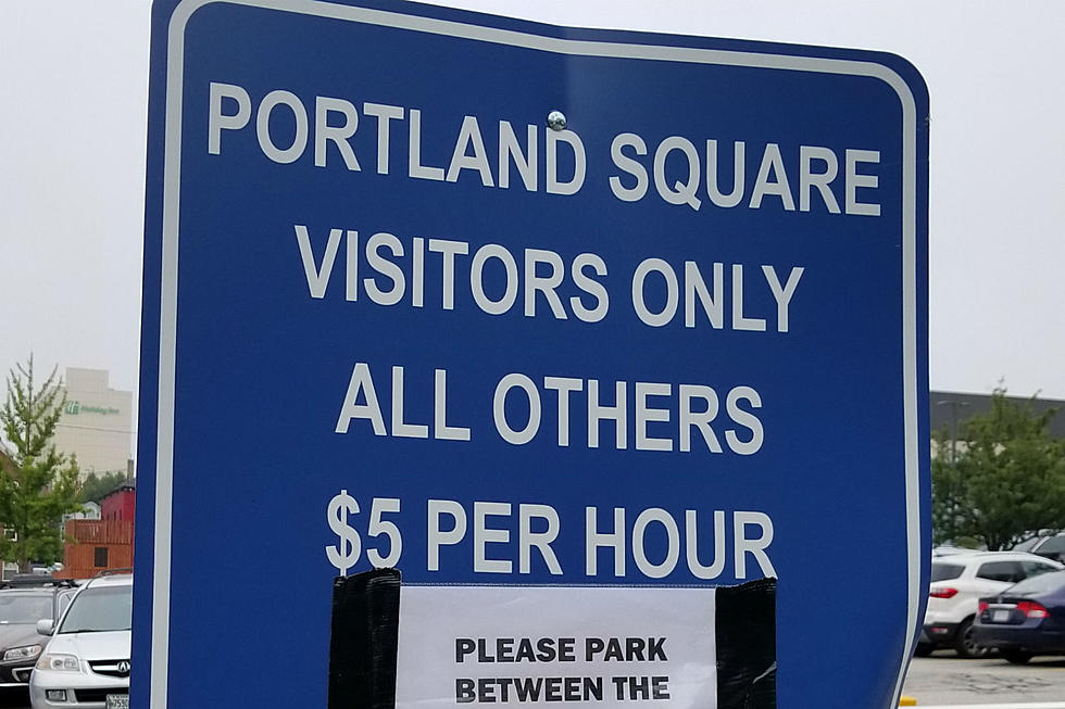 A Make Shift Sign Shows This Portland Parking Lot Has Had Enough