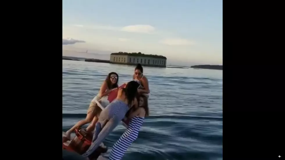 US Coast Guard Responds to Viral Video of Girls Climbing on Buoy in Portland Harbor