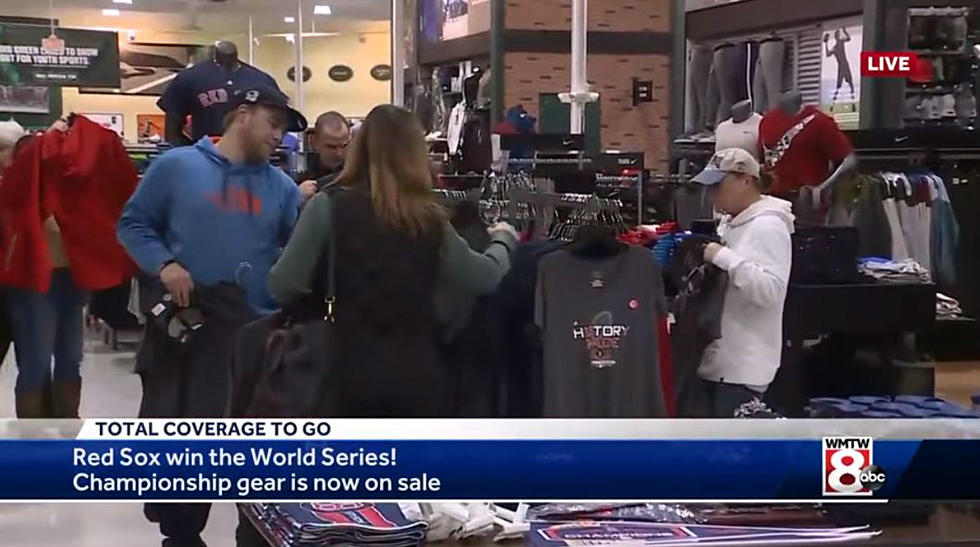 Red Sox Championship Gear Went on Sale This Morning in Maine