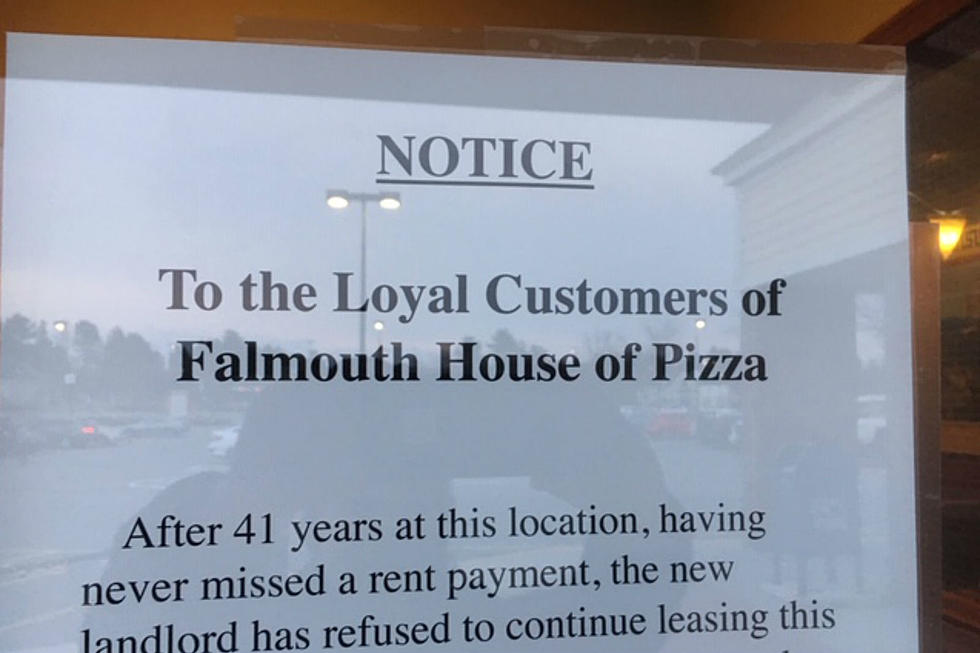 Falmouth House of Pizza Gets Eviction Notice, Plans to Relocate