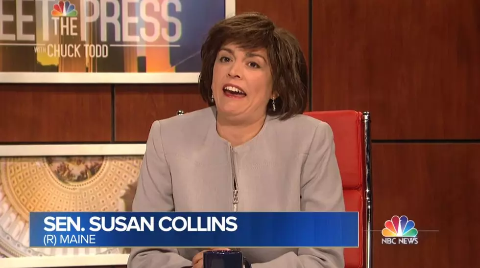 Maine Senator Susan Collins Portrayed in SNL Meet The Press Skit